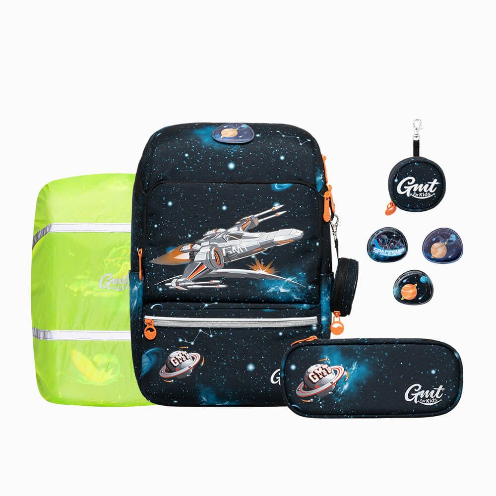 GMT LIGHT School Backpack 4-Piece Set - Spaceship