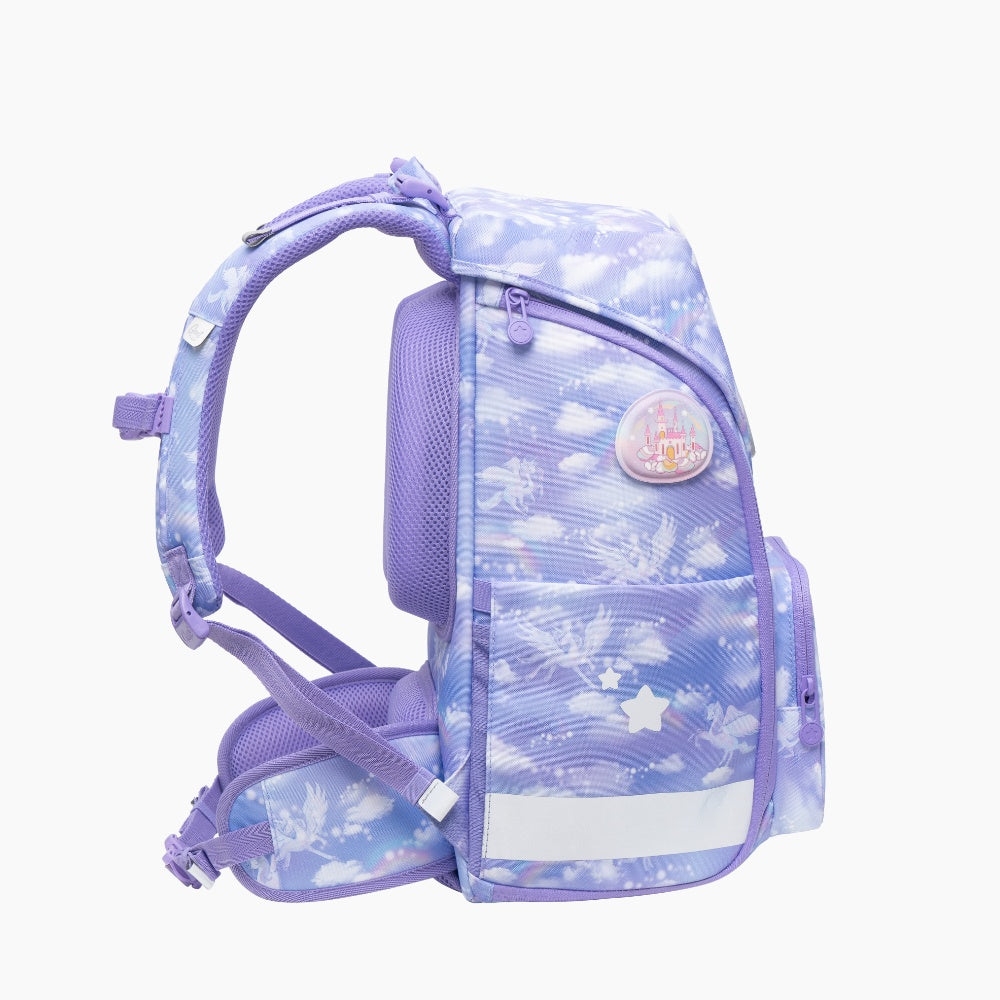 GMT WALL Klassischer Schulranzen 6-teiliges Set - Regenbogeneinhorn