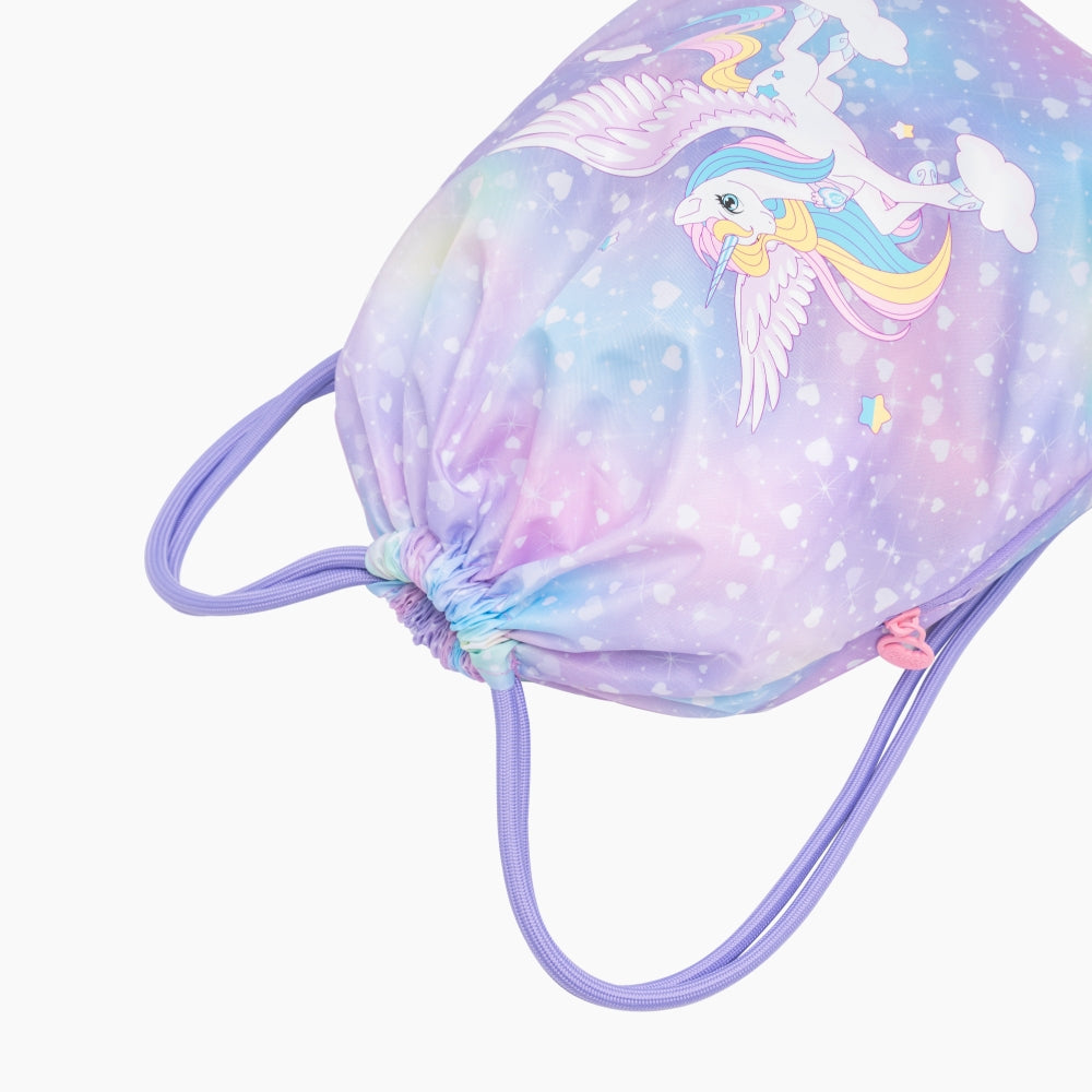 GMT WALL Klassischer Schulranzen 6-teiliges Set - Regenbogeneinhorn