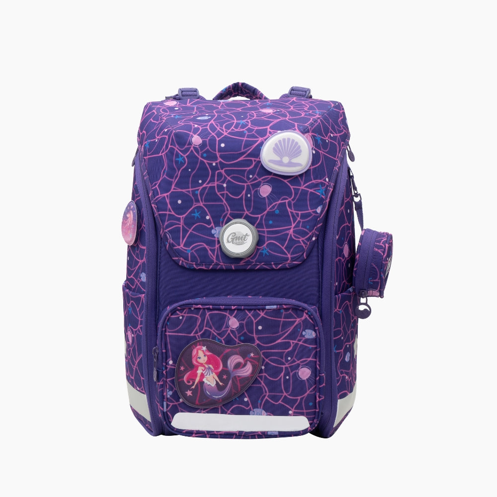 GMT WALL Klassischer Schulranzen 6-teiliges Set - Unterwasser-Zauber