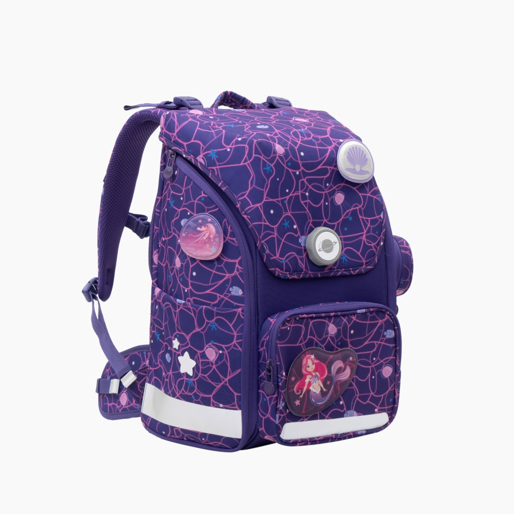 GMT WALL Klassischer Schulranzen 6-teiliges Set - Unterwasser-Zauber