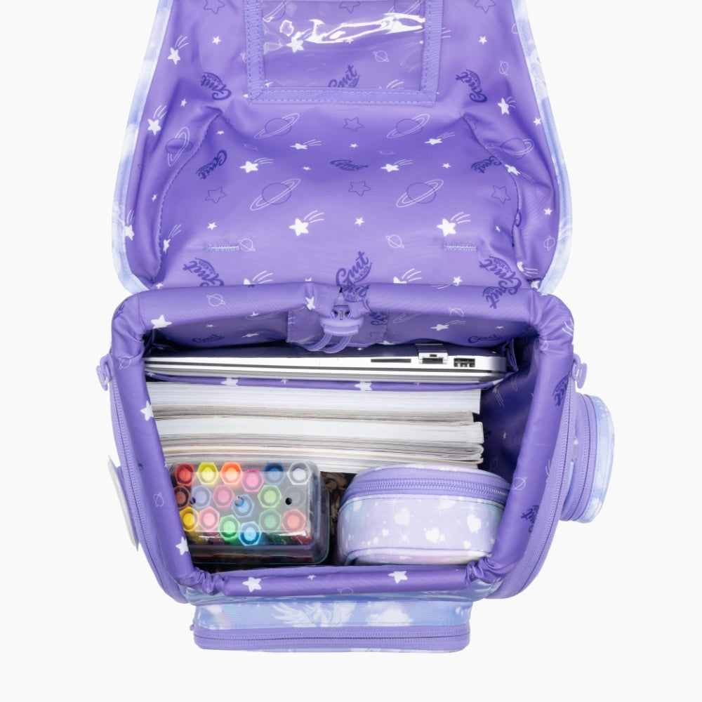 GMT WALL Klassischer Schulranzen 6-teiliges Set - Regenbogeneinhorn