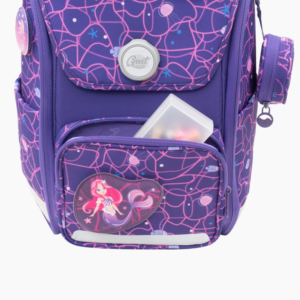 GMT WALL Klassischer Schulranzen 6-teiliges Set - Urzeit-Helden