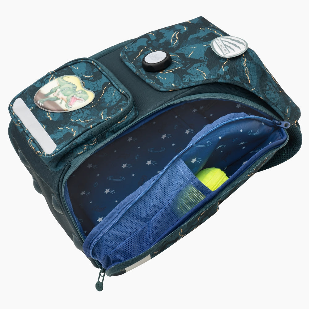 GMT WALL Klassischer Schulranzen 6-teiliges Set - Urzeit-Helden