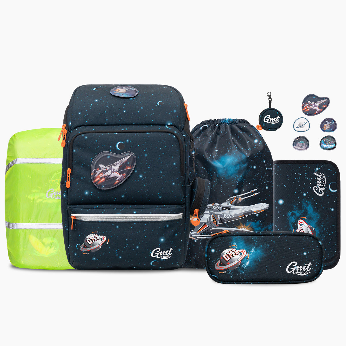 GMT LIGHT PRO Schulranzen 6-teiliges Set - Raumschiff