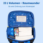 GMT LIGHT Schulranzen 4-teiliges Set - Weltall Krieger