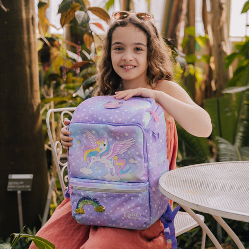 GMT LIGHT Schulranzen 6-teiliges Freizeitrucksack-Set- Einhorn