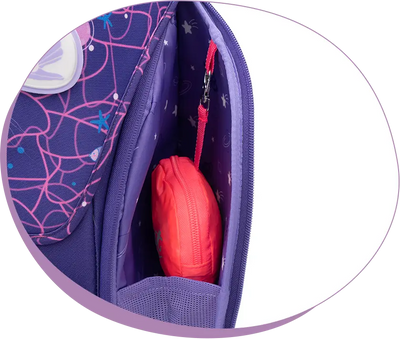 Zwei erweiterbare Seitentaschen