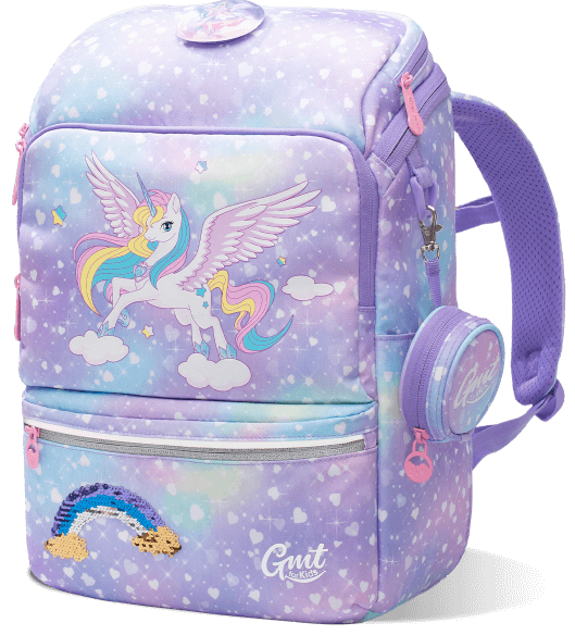 Einhorn Schulranzen 6-teiliges Freizeitrucksack-Set