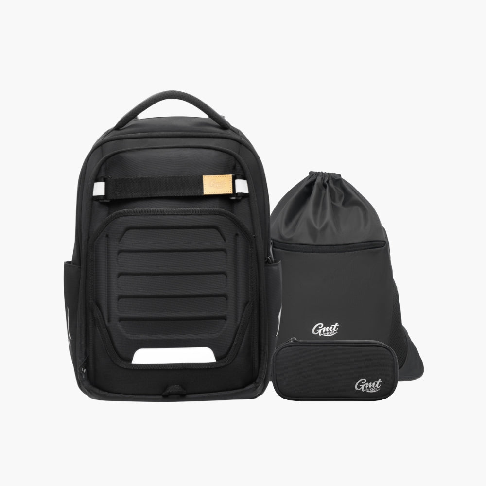 GMT TREND PRO Schoolbag 3-piece Set - Power Black