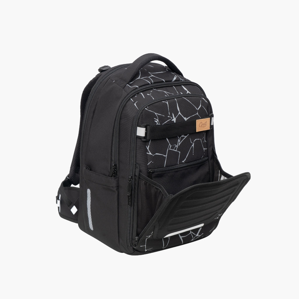 GMT TREND LUXURY 32L Schulranzen 3-Teiliges Set- Skyline Black