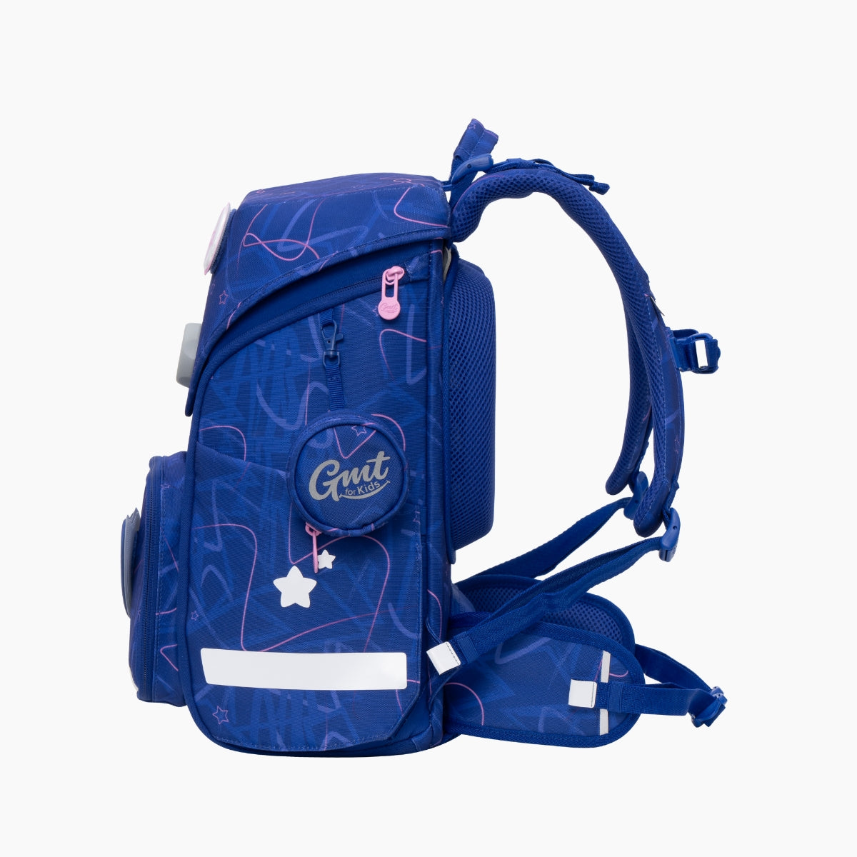 GMT WONDER Klassischer Schulranzen 6-teiliges Set-Purple Butterfly