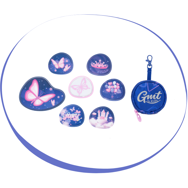 GMT_WONDER_Klassischer_Schulranzen_6-teiliges_Set-Purple_Butterfly