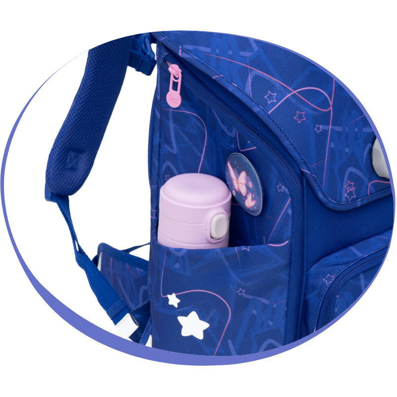 GMT_WONDER_Klassischer_Schulranzen_6-teiliges_Set-Purple_Butterfly