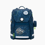 GMT WONDER Klassischer Schulranzen 6-teiliges Set - Blauer Brummi