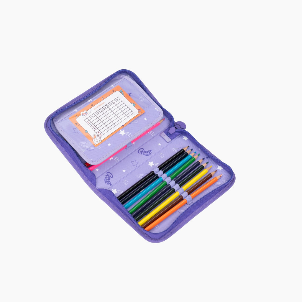 GMT WONDER Klassischer Schulranzen 6-teiliges Set -  Delfintraum