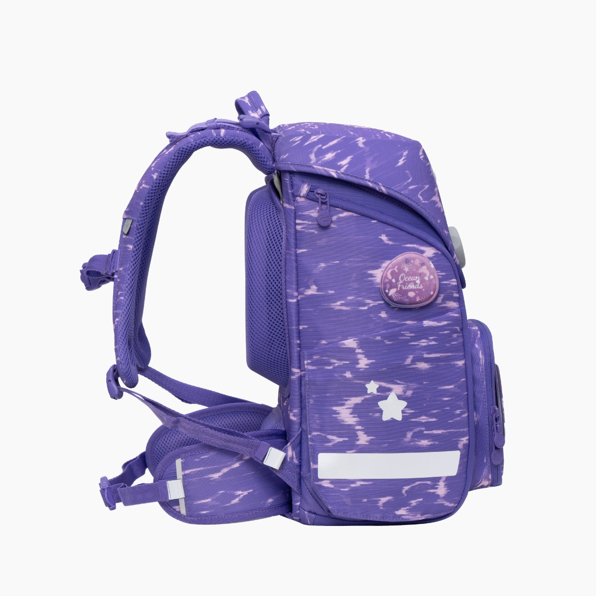 GMT WONDER Klassischer Schulranzen 6-teiliges Set -  Delfintraum