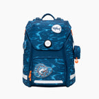 GMT WONDER Klassischer Schulranzen 6-teiliges Set - Tiefseehai