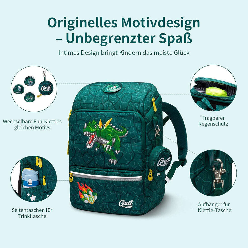 Rucksack-Set - Roboter Dino