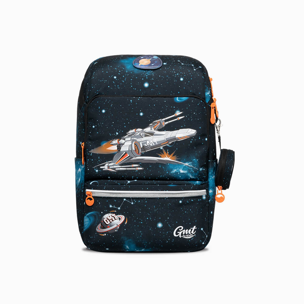 GMT LIGHT Schulranzen 4-teiliges Set - Raumschiff