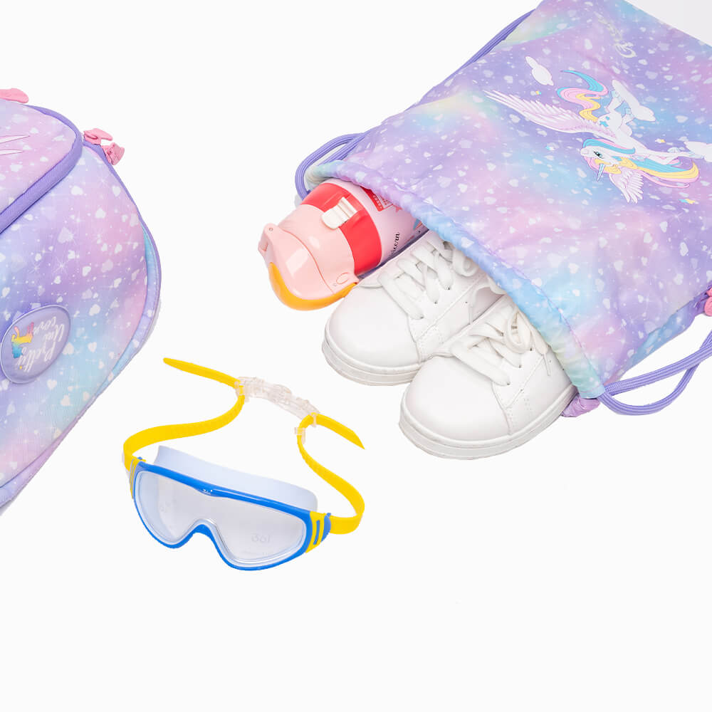 GMT LIGHT School Backpack 5-Piece Set - Dreamy Unicorn