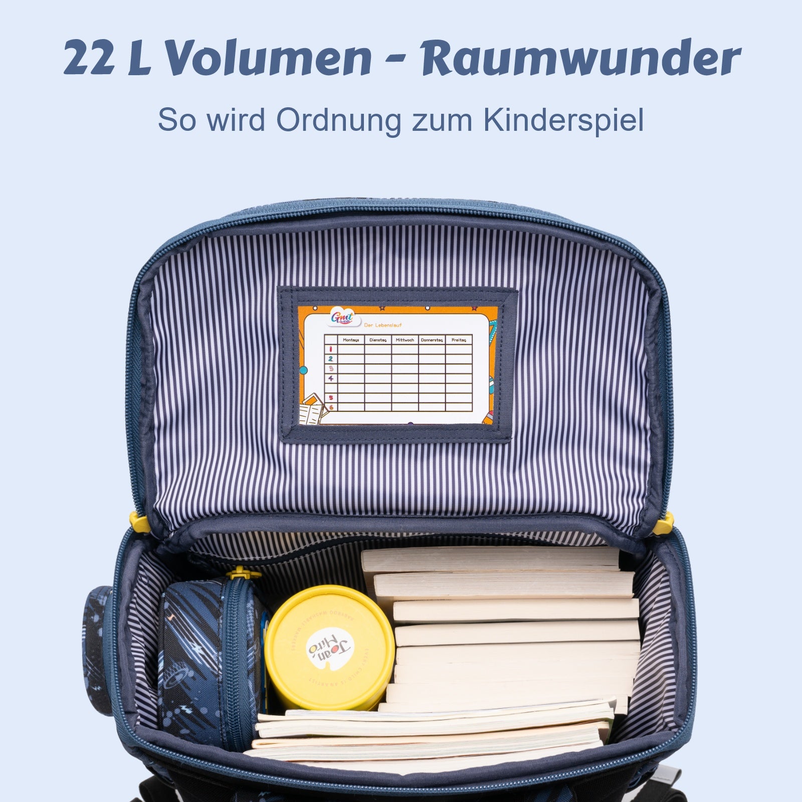 GMT LIGHT Schulranzen 4-teiliges Set - Rennwagen