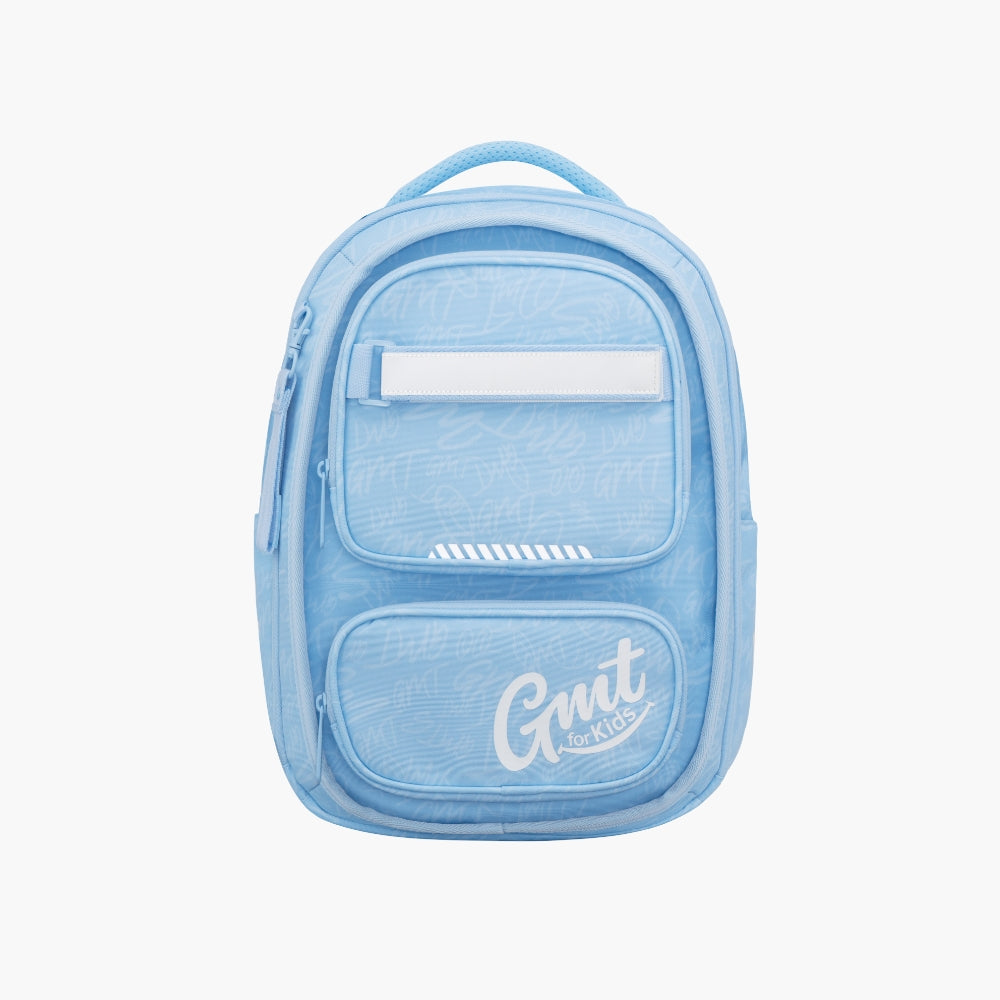 GMT SOLID Expandable, Ergonomic School Backpack - Sky Blue
