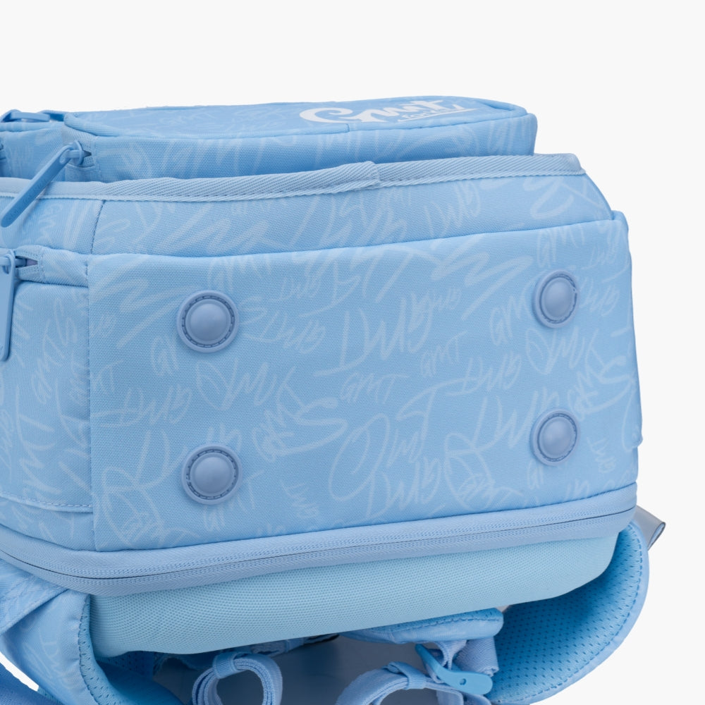 GMT SOLID Expandable, Ergonomic School Backpack - Sky Blue