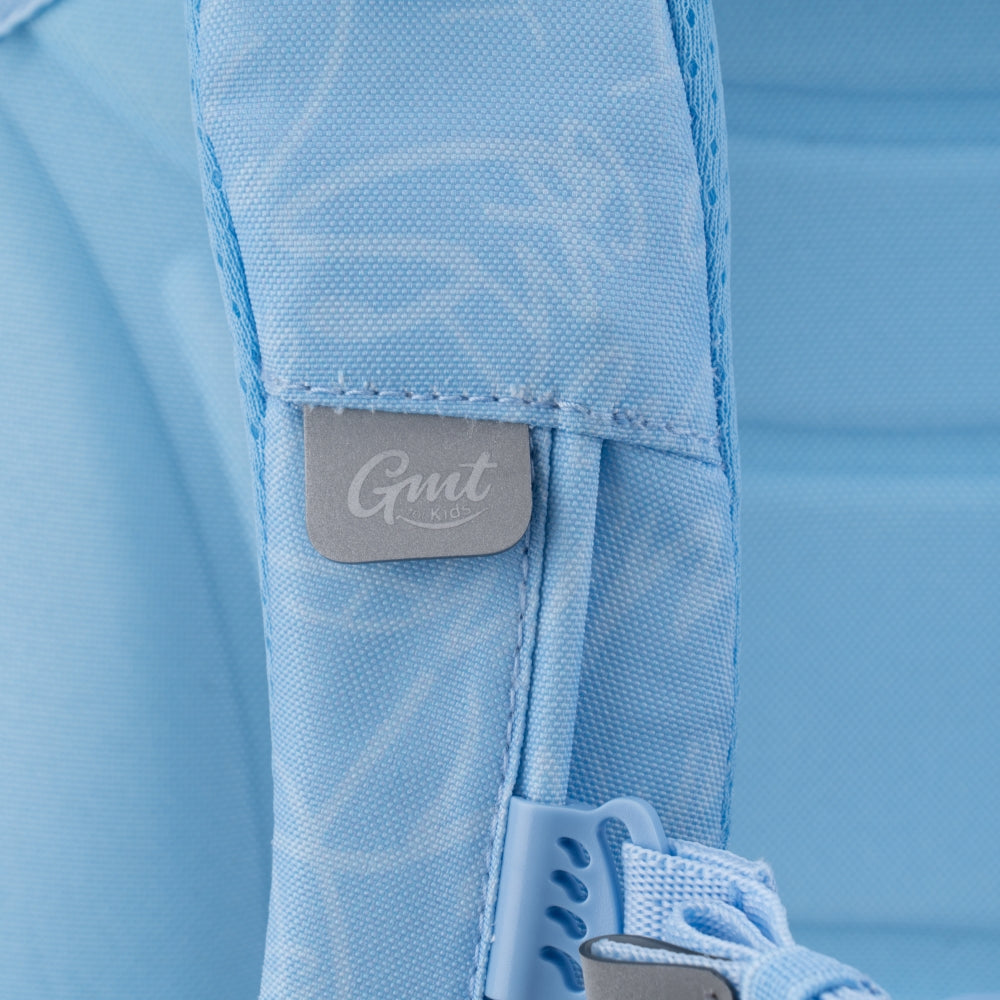 GMT SOLID Expandable, Ergonomic School Backpack - Sky Blue