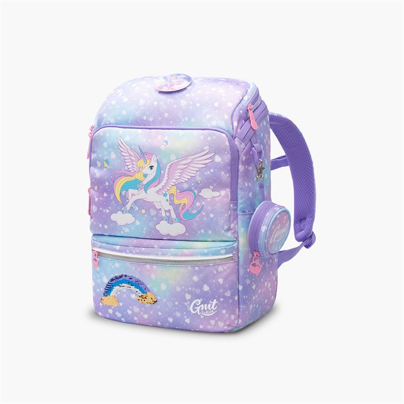 GMT LIGHT Schulranzen 6-teiliges Freizeitrucksack-Set- Einhorn