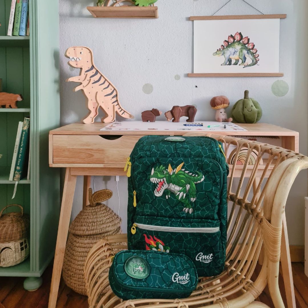 GMT LIGHT Schulranzen 4-teiliges Set - Roboter Dino